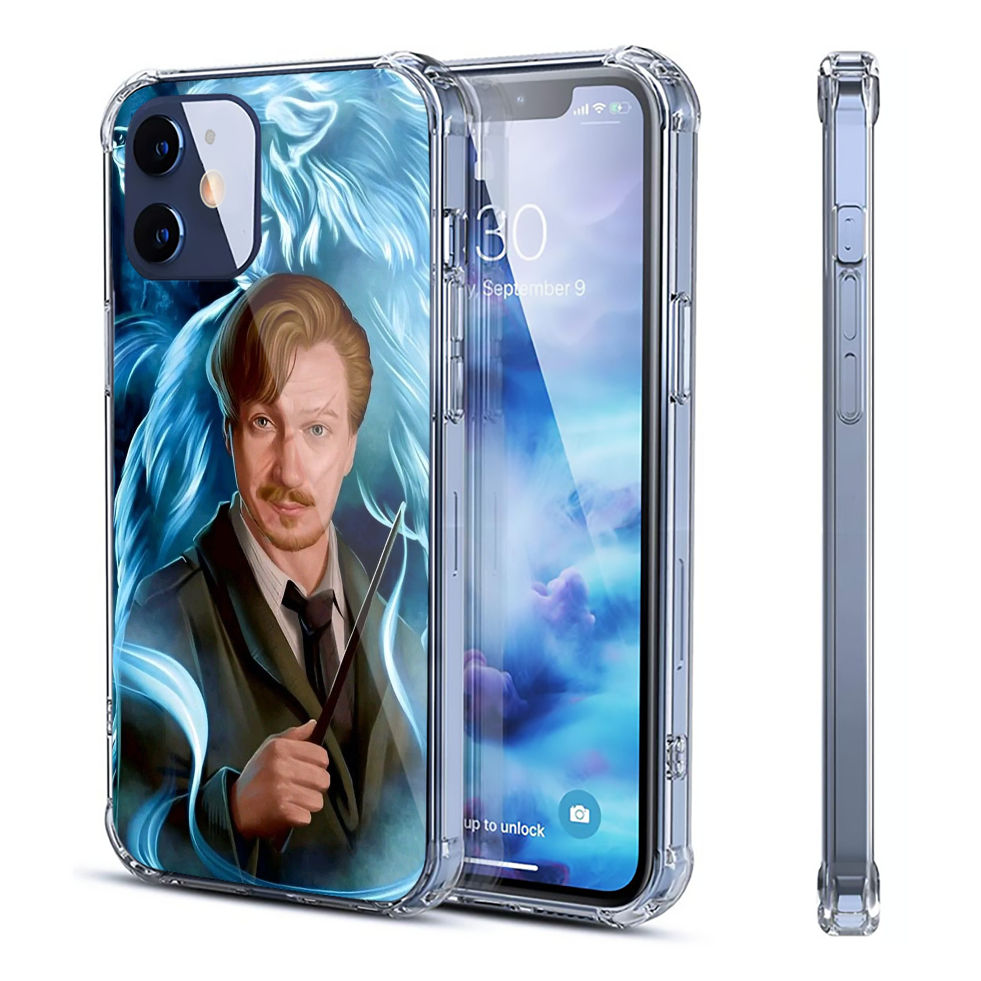 （画像用） Harry Potter ハリー・ポッターシリーズ 【iPhone 12シリーズ対応】透明スマホケース（クリアソフトケース）